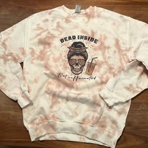 Dead Inside But Caffeinated Crewneck Sweatshirt